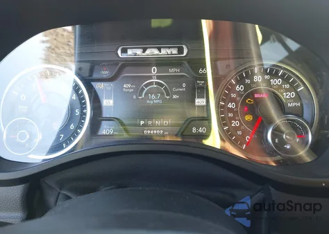 2019 Ram 1500 Big Horn/Lone Star 4X4 5'7 Box из США, поврежденный, VIN 1C6RRFFG3KN818677